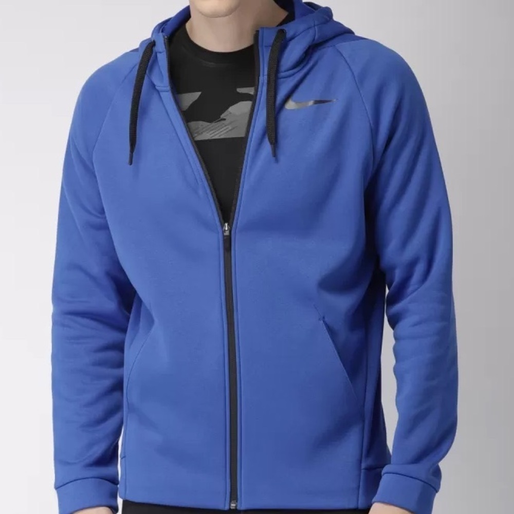 Nike Blue Therma Full Zip Jacket Size Large